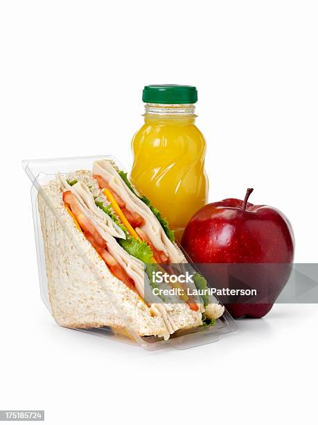 Truthahnsandwich Stockfoto und mehr Bilder von Sandwich - Sandwich, Mahlzeit, Freisteller – Neutraler Hintergrund