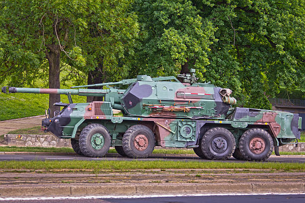 istock Tank on the street 175185795
