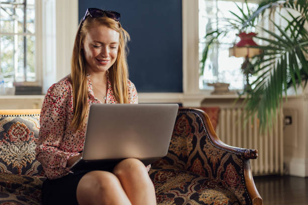 istock Business Woman Replying to Emails 1751857958