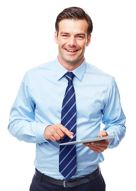 istock Enjoying the wireless freedom of his digital tablet 175185868