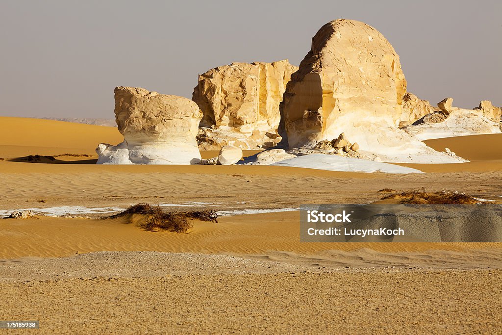 Kalkstein in der Wüste - Lizenzfrei Afrika Stock-Foto