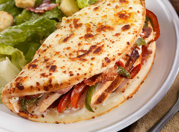 istock Grilled Chicken Ranch IItalian Fatbread Sandwich 175186294