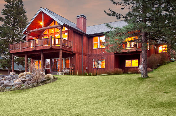istock Twilight exterior of home 175186717
