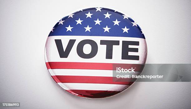 Foto de Botão De Voto Para As Eleições De 2012 e mais fotos de stock de Get Out The Vote - Get Out The Vote, As Américas, Botão - Artigo de costura