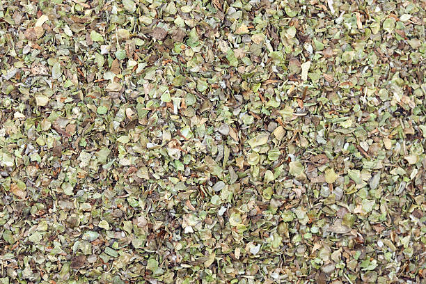 dry marjoram stock photo