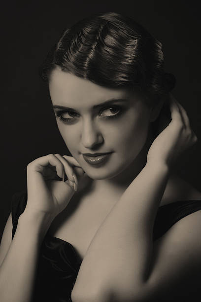 istock 1930s style.Female portrait 175187936