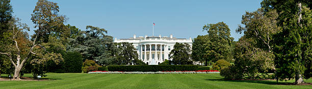 The White House Washington DC in the USA stock photo