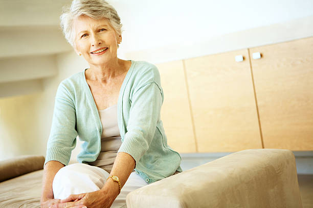 istock Assured that her retirement is secure - Peace of mind 175188433