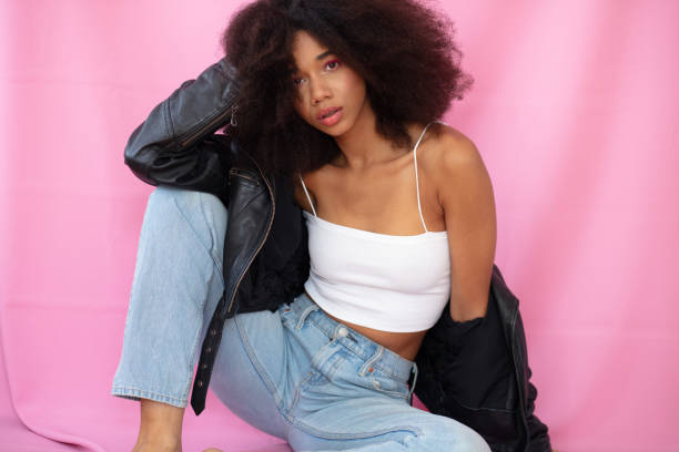 istock Beautiful Young Woman Posing In Studio. 1751884401