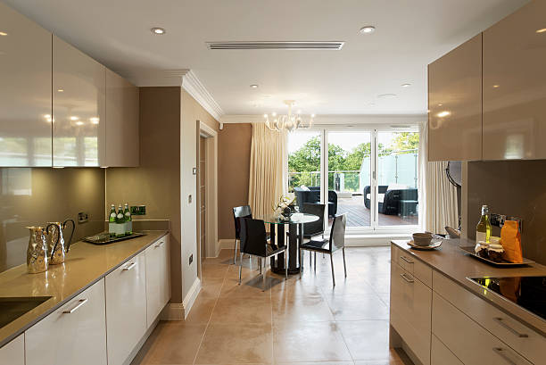 istock Luxury apartment kitchen and morning room 175188734