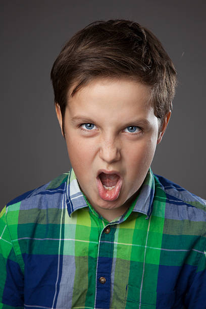 istock Preteen Boy Expressions - Screaming 175188735