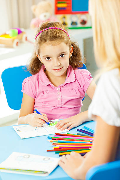 istock Little Girl Having Speech Therapy. 175188851