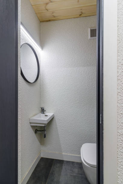istock Clean and fresh bathroom with natural light 1751890098