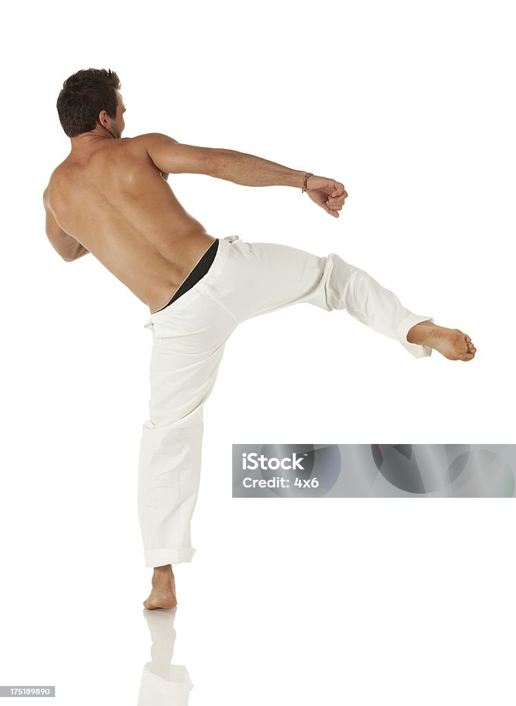 Mann beim capoeira - Lizenzfrei Aktivitäten und Sport Stock-Foto