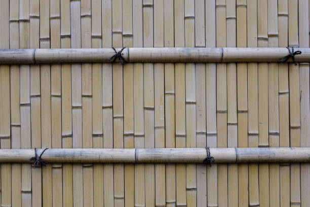 istock Bamboo wall at Japanese traditional house 1751904269