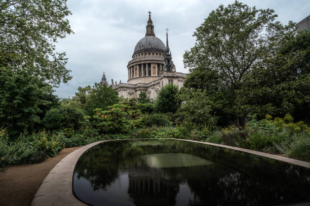 istock St Paul's Cathedral in London on a rainy day with reflections 1751908102