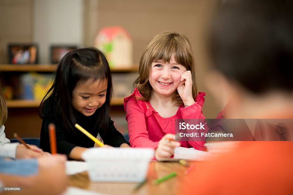 École maternelle - Photo de 4-5 ans libre de droits