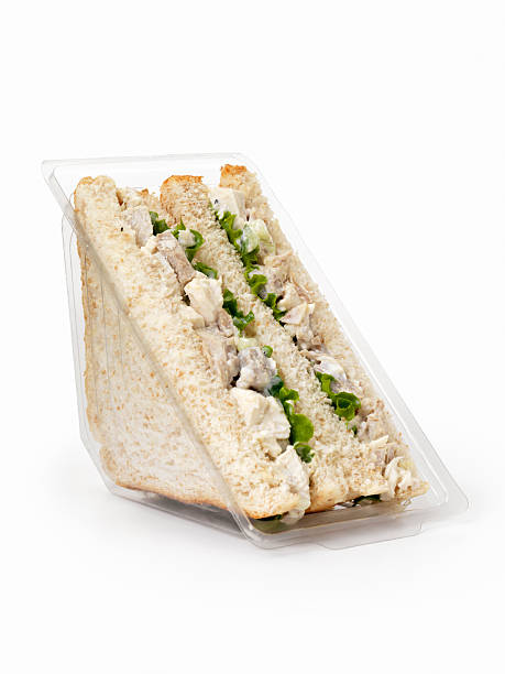 hähnchen-salat-sandwich - sandwich salad chicken chicken salad stock-fotos und bilder