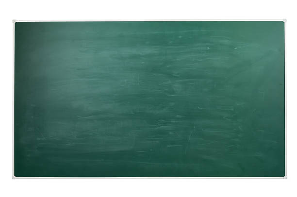 istock Blank dirty green blackboard isolated on white, clipping path 175191489