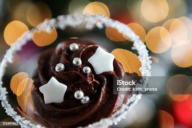 Photo libre de droit de Dessert De Noël banque d'images et plus d'images libres de droit de Mousse au chocolat - Mousse au chocolat, Évènement public, Noël