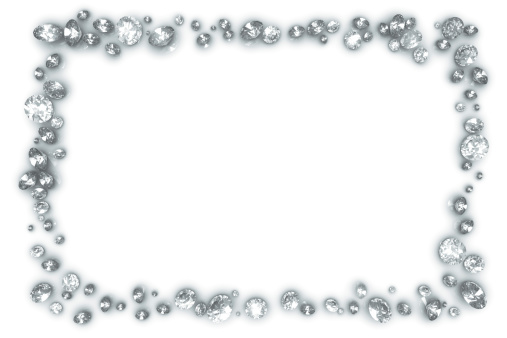 A frame of diamonds on a white background. Similar images from the series: