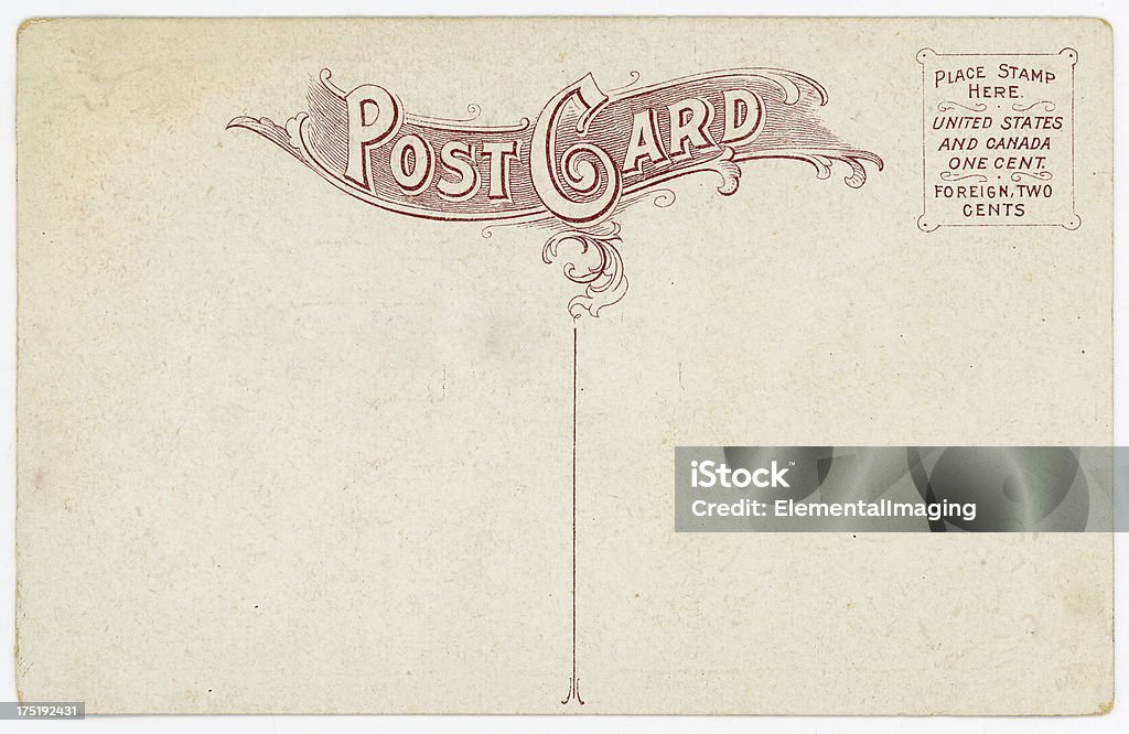 Retro tło z antyczne Vintage obraz widok z tyłu - Zbiór zdjęć royalty-free (Kartka pocztowa)