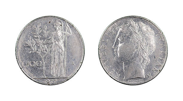 istock 100-Lire-Coin, Italy, 1977 175192963
