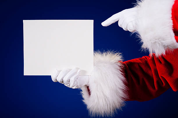 istock Santa Claus Holding a Sign 175193379