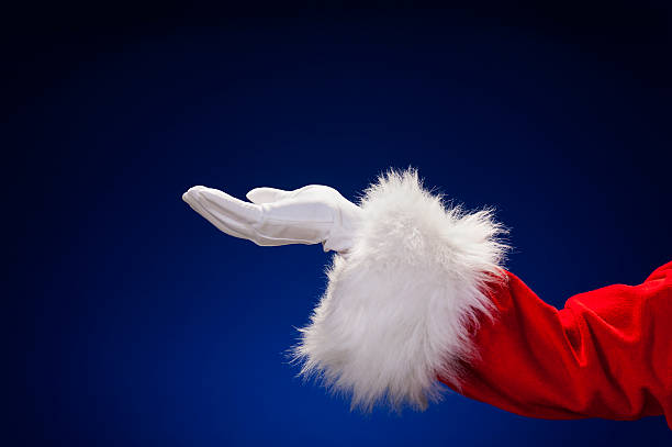 Santa Claus's Hand Palm Up