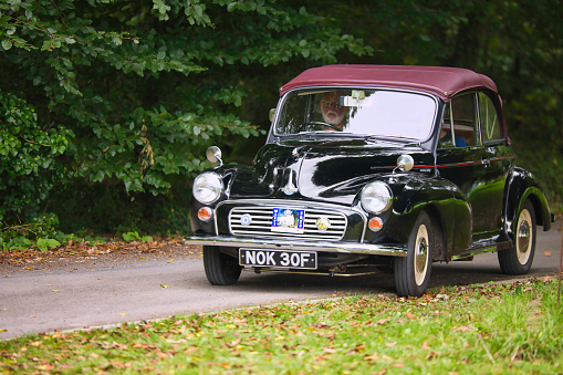 Abandoned German classic retro car