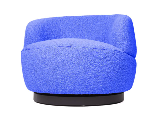 istock Relax lounge chair isolated on white - Blue 1751938545