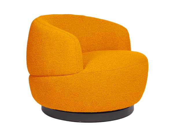 istock Relax lounge chair isolated on white - Orange 1751938551