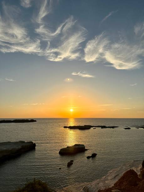 istock Beautiful sunset above the sea 1751945937