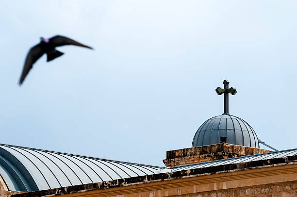istock Bird flying over church in Beirut, Lebanon 175194662