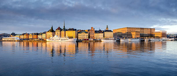 Old Town of Stockholm stock photo