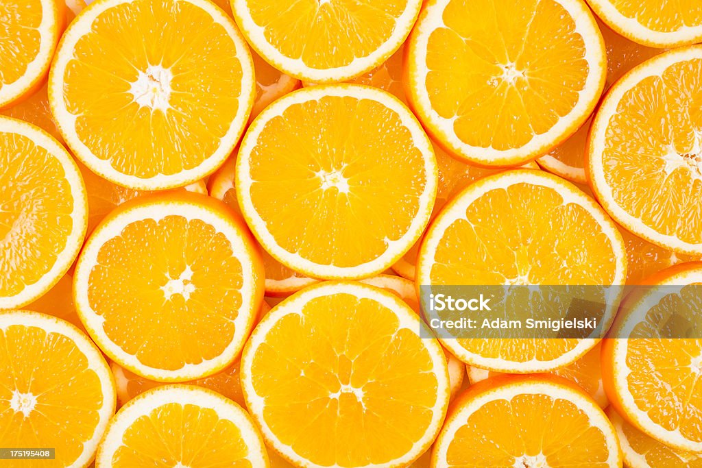 얇게 썬 오렌지 - 로열티 프리 감귤류 과일 스톡 사진