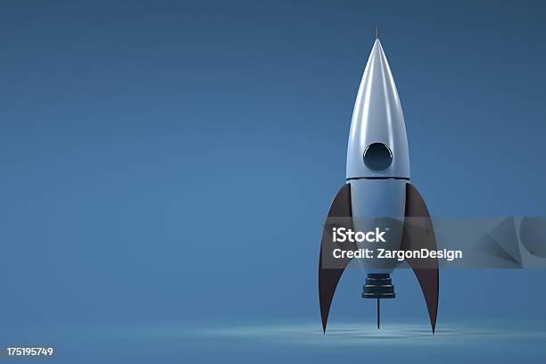 로켓 배송합니다 로켓에 대한 스톡 사진 및 기타 이미지 - 로켓, 3차원 형태, 복고풍