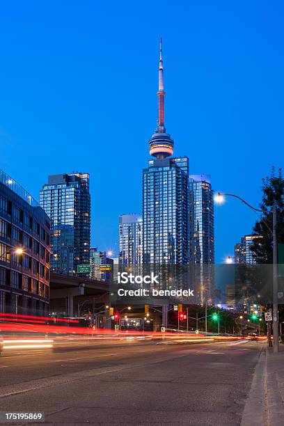 Toronto Canada Lake Shore Boulevard Stock Photo - Download Image Now - Apartment, CN Tower, Canada