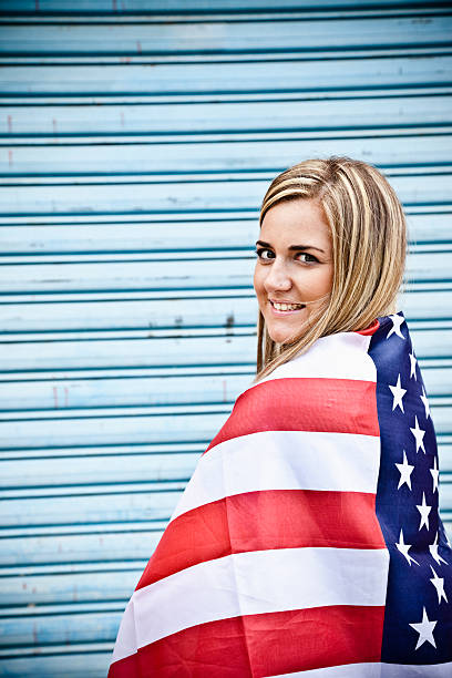 istock Patriotic Girl 175195965