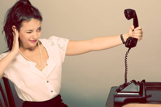 istock Woman looking in  telephone 175196120
