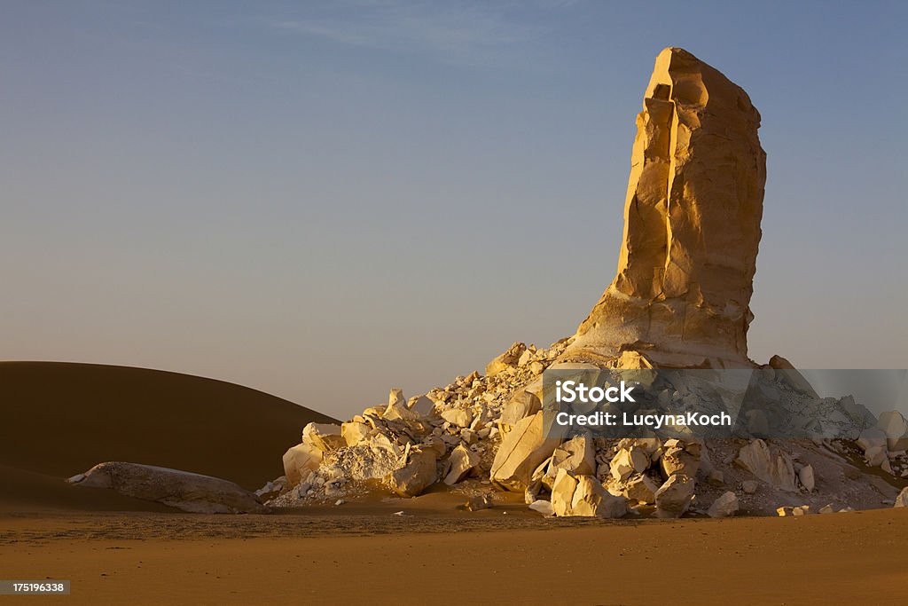 Sahara Desert - Lizenzfrei Abenddämmerung Stock-Foto