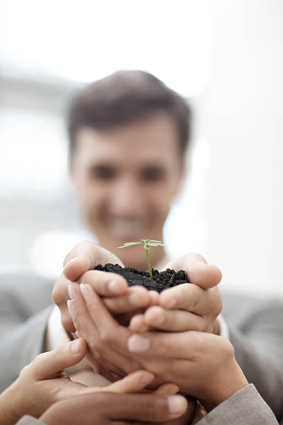 istock Focus on growing their new business 175196930