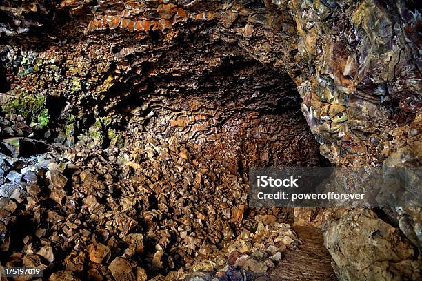 Skull Cave At Lava Beds National Monument Hdr Stock Photo - Download Image Now - California, Cave, Color Image