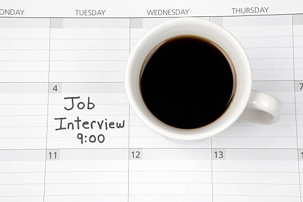 istock Job Interview Appointment Reminder on Calendar 175197742