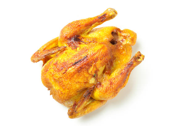 istock Thanksgiving Day roast turkey isolated on white background 1751977503