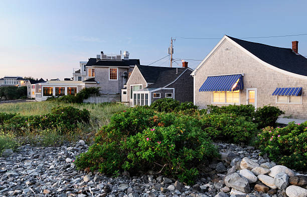 istock New England coastal village 175198214
