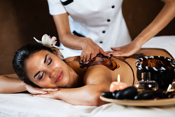 istock Beauty treatment with hot chocolate 175198221