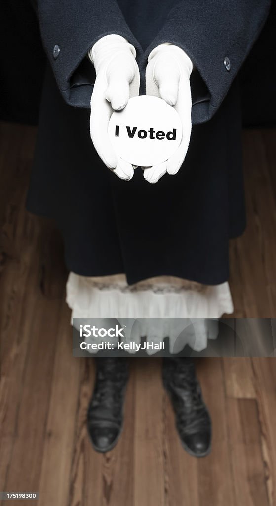 Ho votato - Foto stock royalty-free di Adesivo I voted