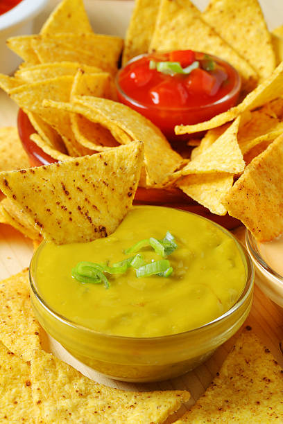 istock Mix of dips with nachos 175198635