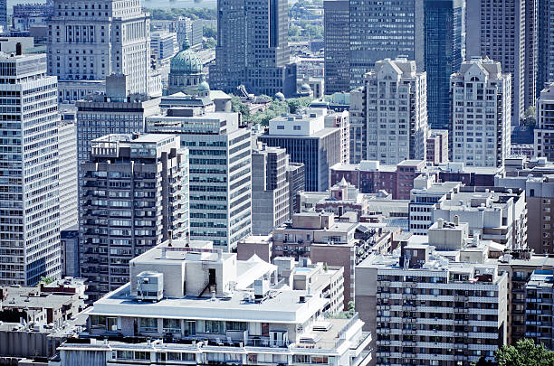 istock Buildings and skyscrapers in downtown Montreal, Quebec 175198959